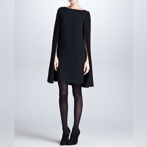 Ralph Lauren Dresses & Skirts - Ralph Lauren Vintage Black Label Sleeveless Cape Dress Size 6